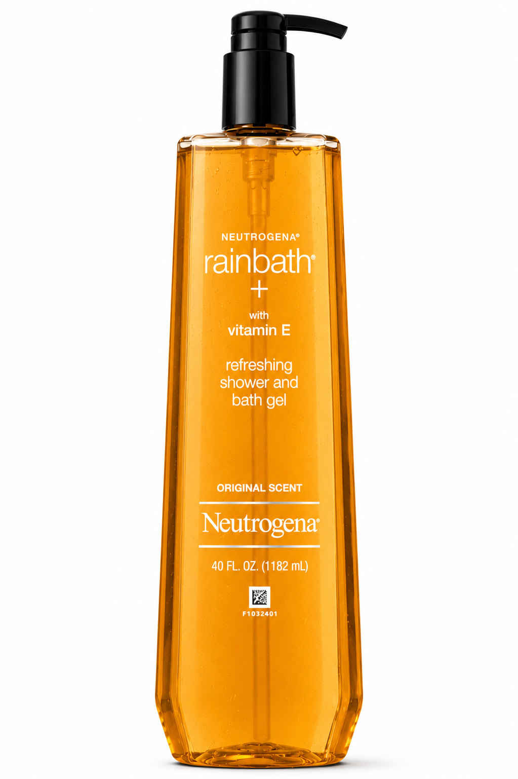 Neutrogena Rainbath Shower & Bath Gel, 40 fl oz, Moisturizing Body Wash, Rich Lather, Multi-Purpose Bath & Shower Cleanser, Original Scent or Ocean Mist Fragrance, Pump Bottle
