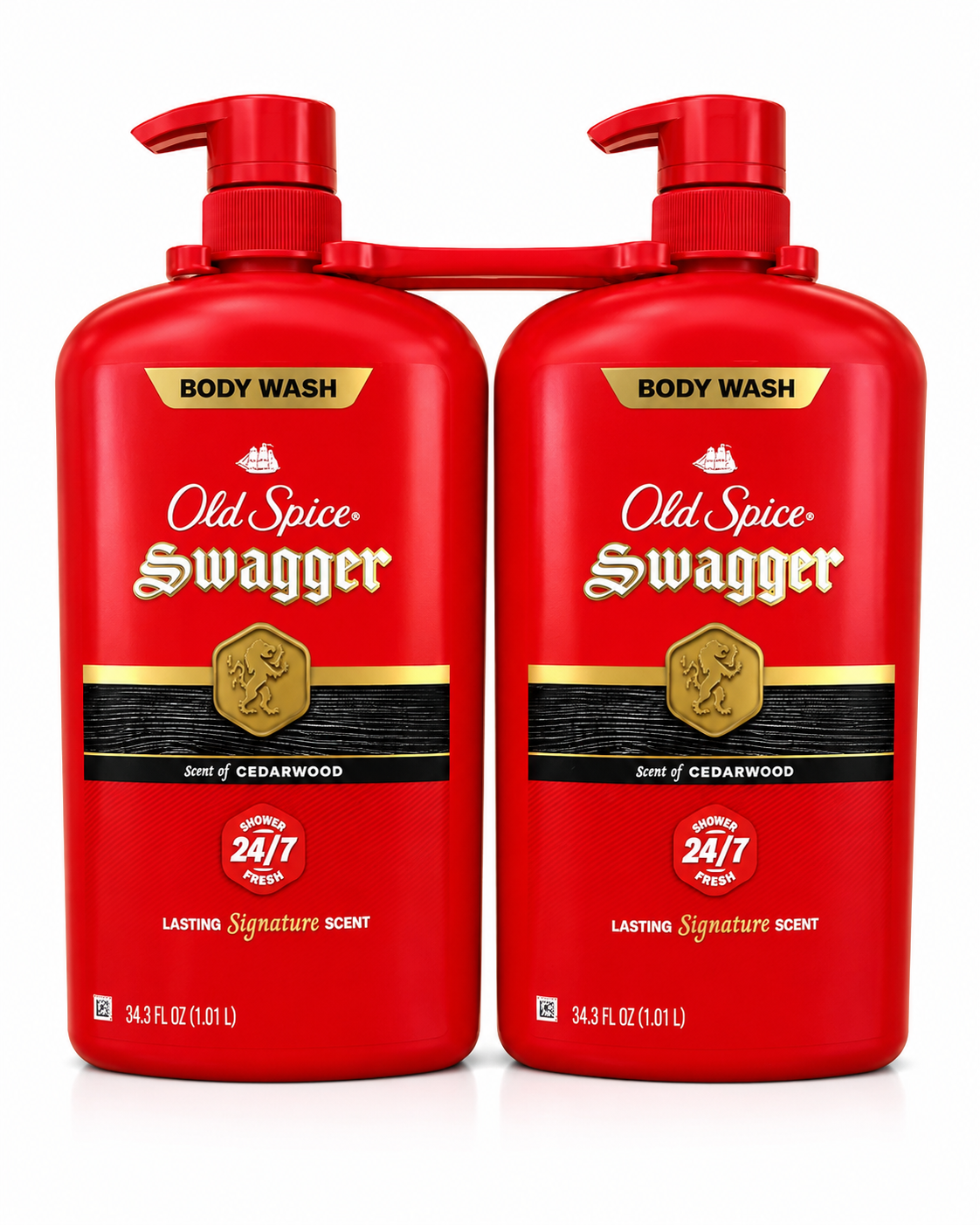 Old Spice Body Wash Twin Pack, Men's Body Wash, Pump Bottles, Multiple Scents Available