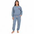 Keith Haring Women’s 2-Piece Crewneck Sweatshirt and Jogger Lounge Set, Sizes S–XXL