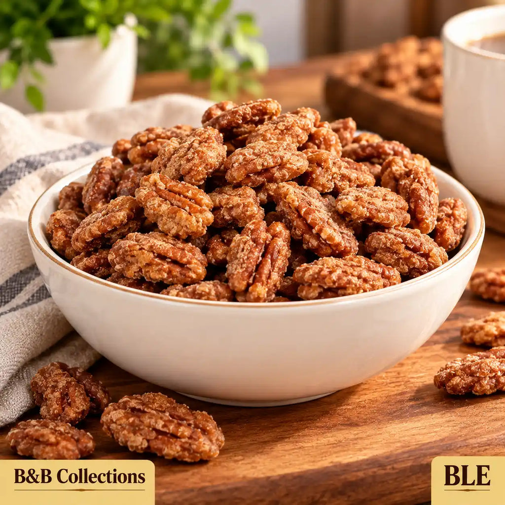 Kirkland Signature Praline Pecans, Sweet Praline-Coated Fancy Pecans, 40 oz Each, 2-Pack (80 oz Total)