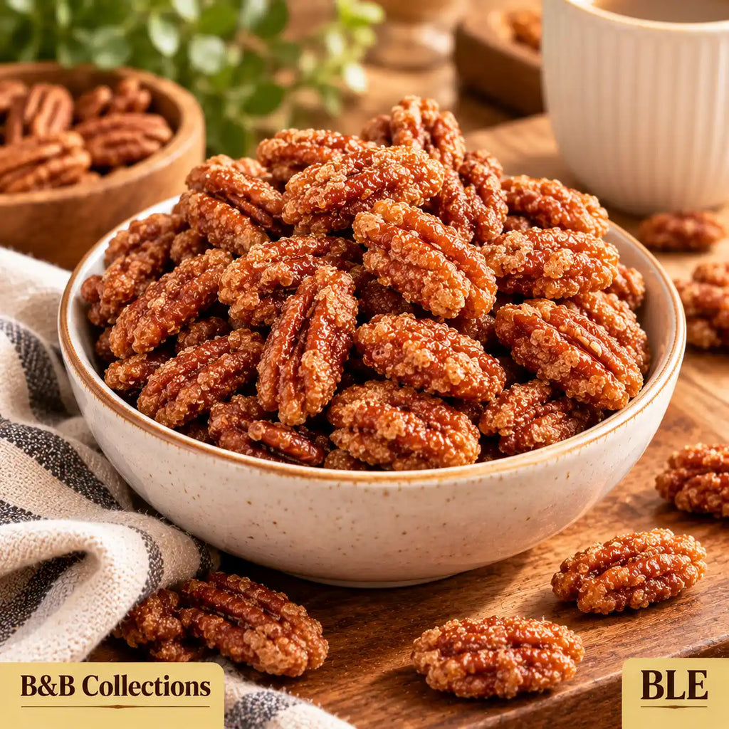 Kirkland Signature Praline Pecans, Sweet Praline-Coated Fancy Pecans, 40 oz Each, 2-Pack (80 oz Total)