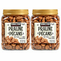 Kirkland Signature Praline Pecans, Sweet Praline-Coated Fancy Pecans, 40 oz Each, 2-Pack (80 oz Total)