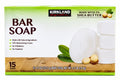 Kirkland Signature Bar Soap with 5% Shea Butter, 15 Bars, 4.5 oz Each, Moisturizing Soap with Natural Ingredients, 25% Moisturizing Cream