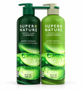 Super Nature Potent Aloe Shampoo & Conditioner Set, Gentle Moisture Hair Care, Sulfate-Free, Dye-Free & Paraben-Free, 30 fl oz Each, 2-Pack (60 fl oz Total)