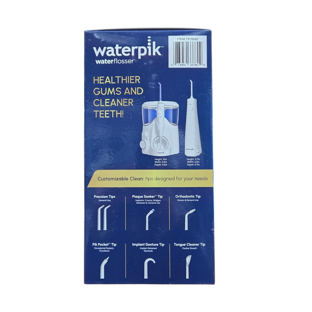 Waterpik Cordless Enhance 3000 + Ultra Plus Water Flosser Combo | Electric Dental Irrigator Set with Multiple Tips, Adjustable Pressure, Portable & Countertop Oral Care System