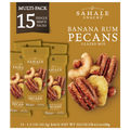 Sahale Snacks Pecans Glazed Mix, Banana Rum, 1.5 oz, 15 ct