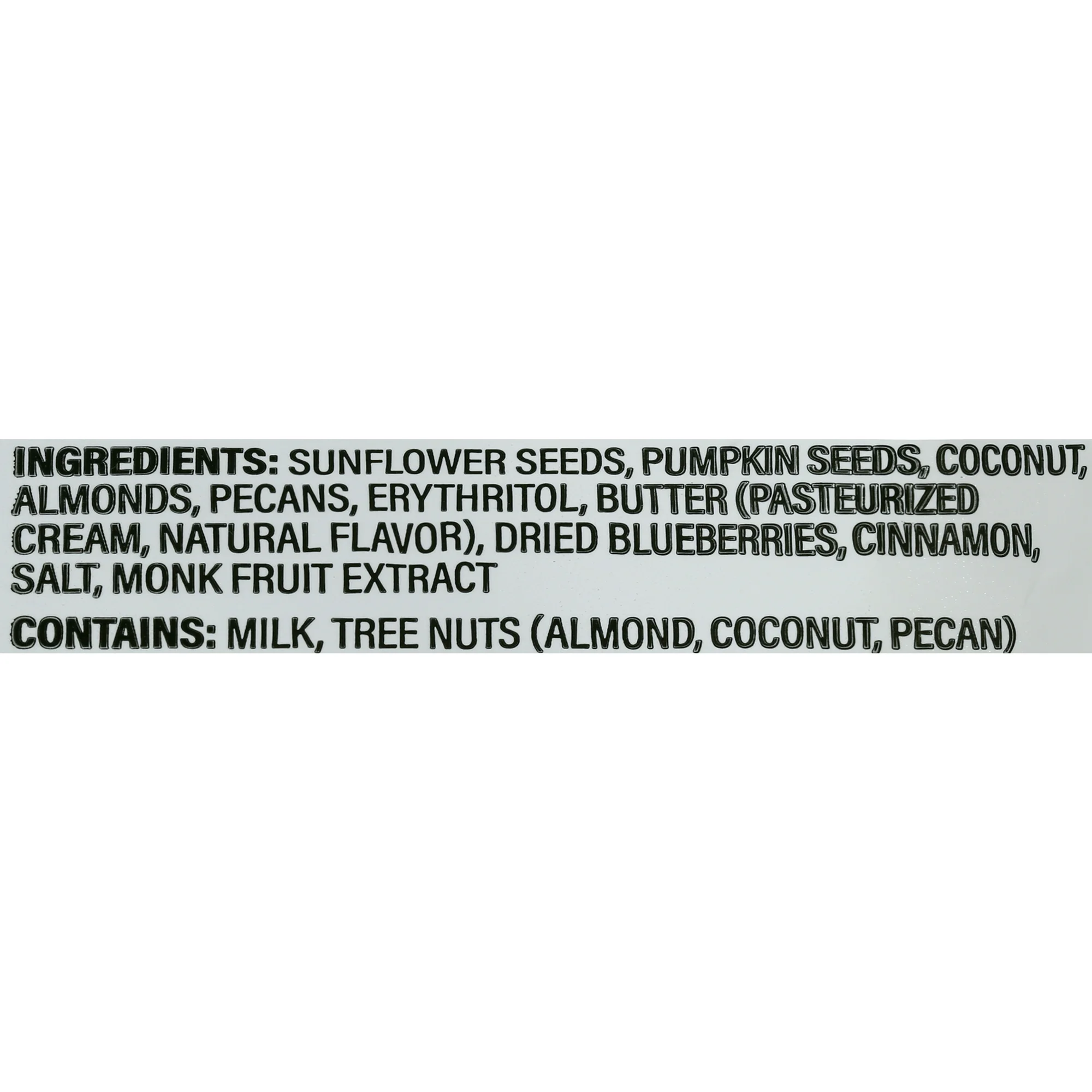 NuTrail Low Karb Keto Blueberry Cinnamon Nut Granola Healthy Breakfast Cereal, 22 Ounce
